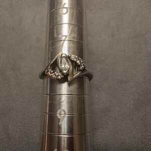 Sterling Silver Ring with Gemstones